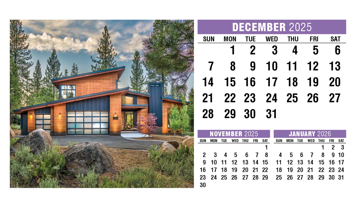 Galleria Homes Promotional Desk Calendar- 2026
